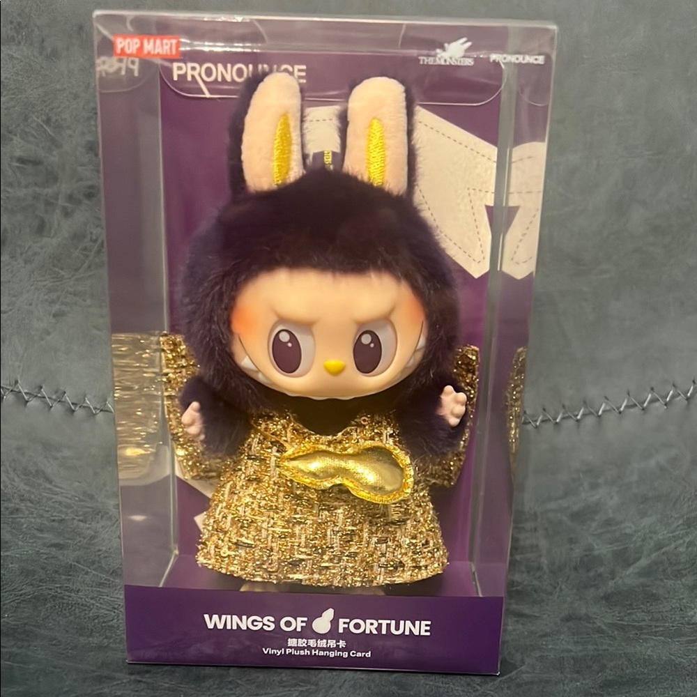LABUBU * PRONOUNCE - WINGS OF FORTUNE Vinyl Plush Hanging Card